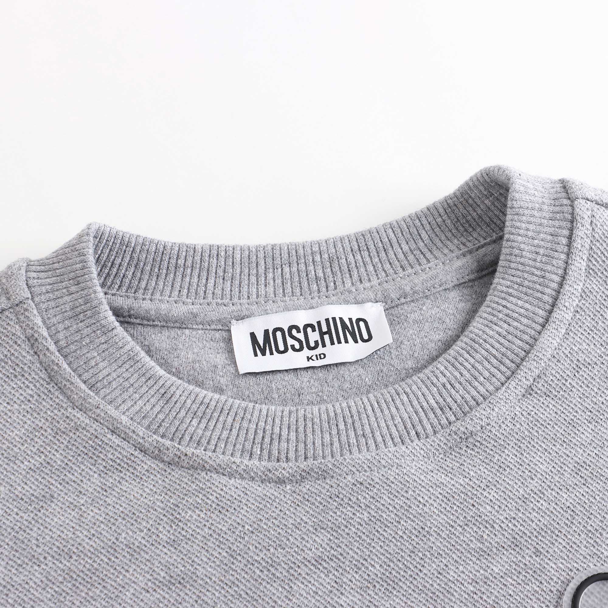 Boys & Girls Grey Cotton Sweatshirt