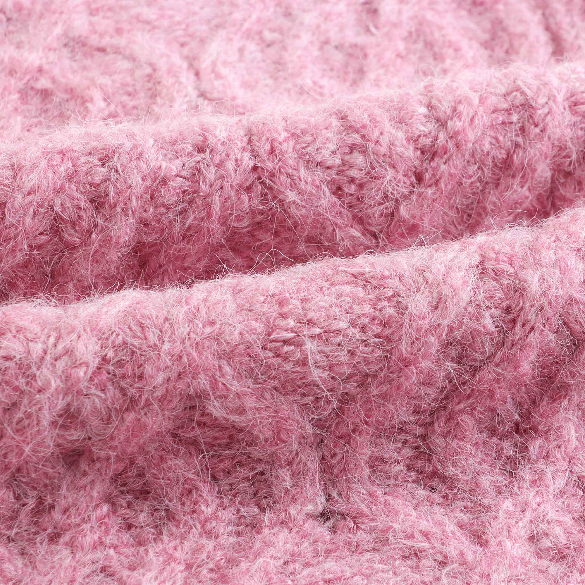 Girls Pink Knit Sweater