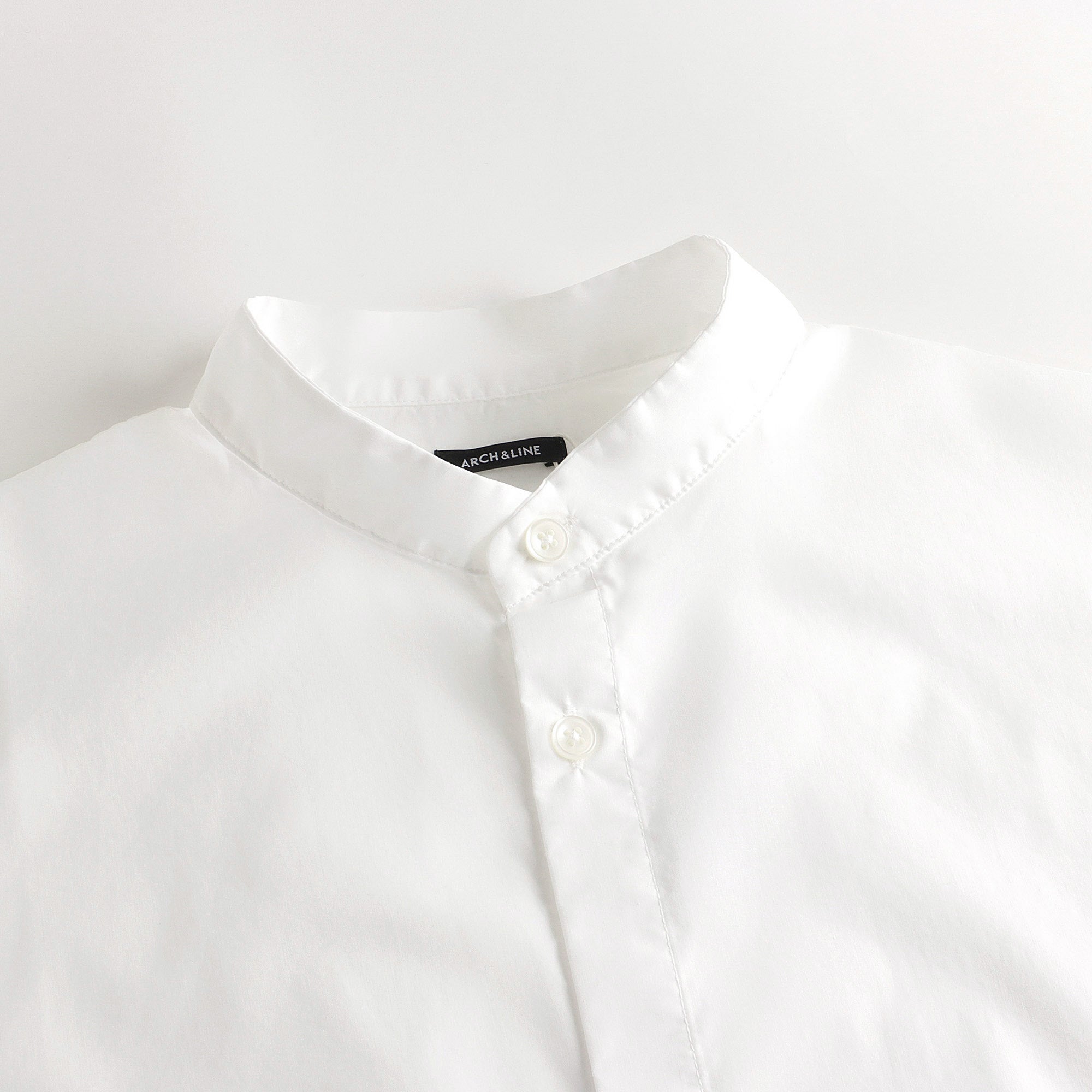 Boys & Girls White Cotton Shirt