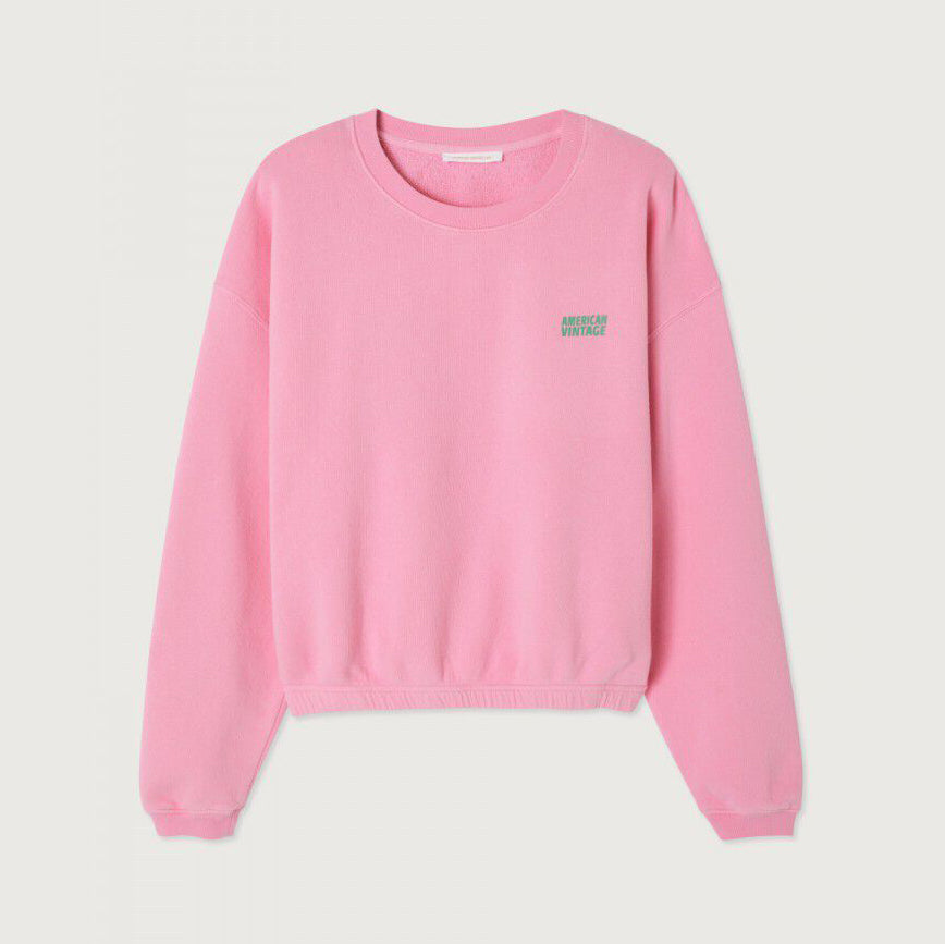 Women Pink Cotton Sweatshirt