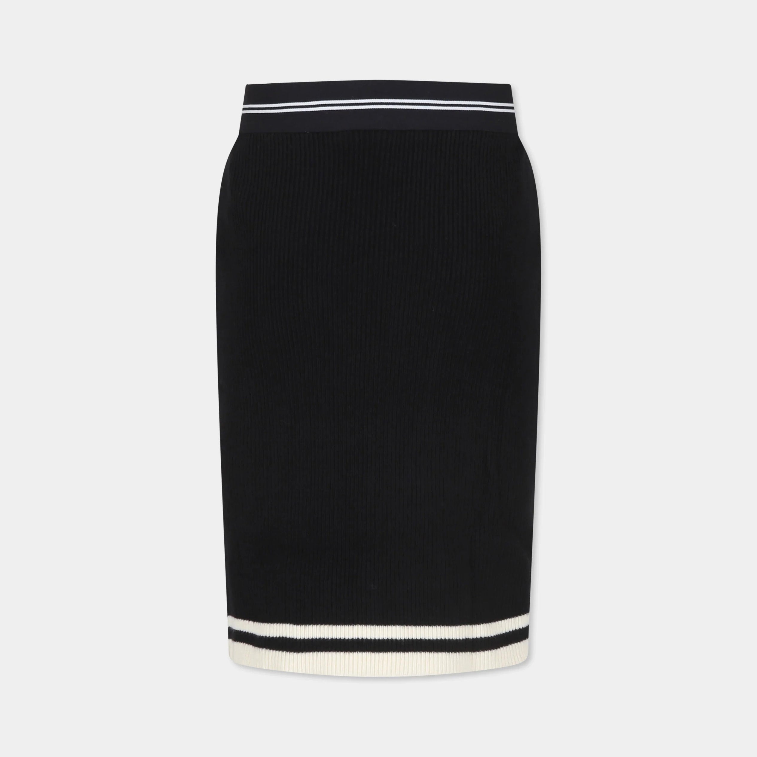 Girls Black Knit Skirt