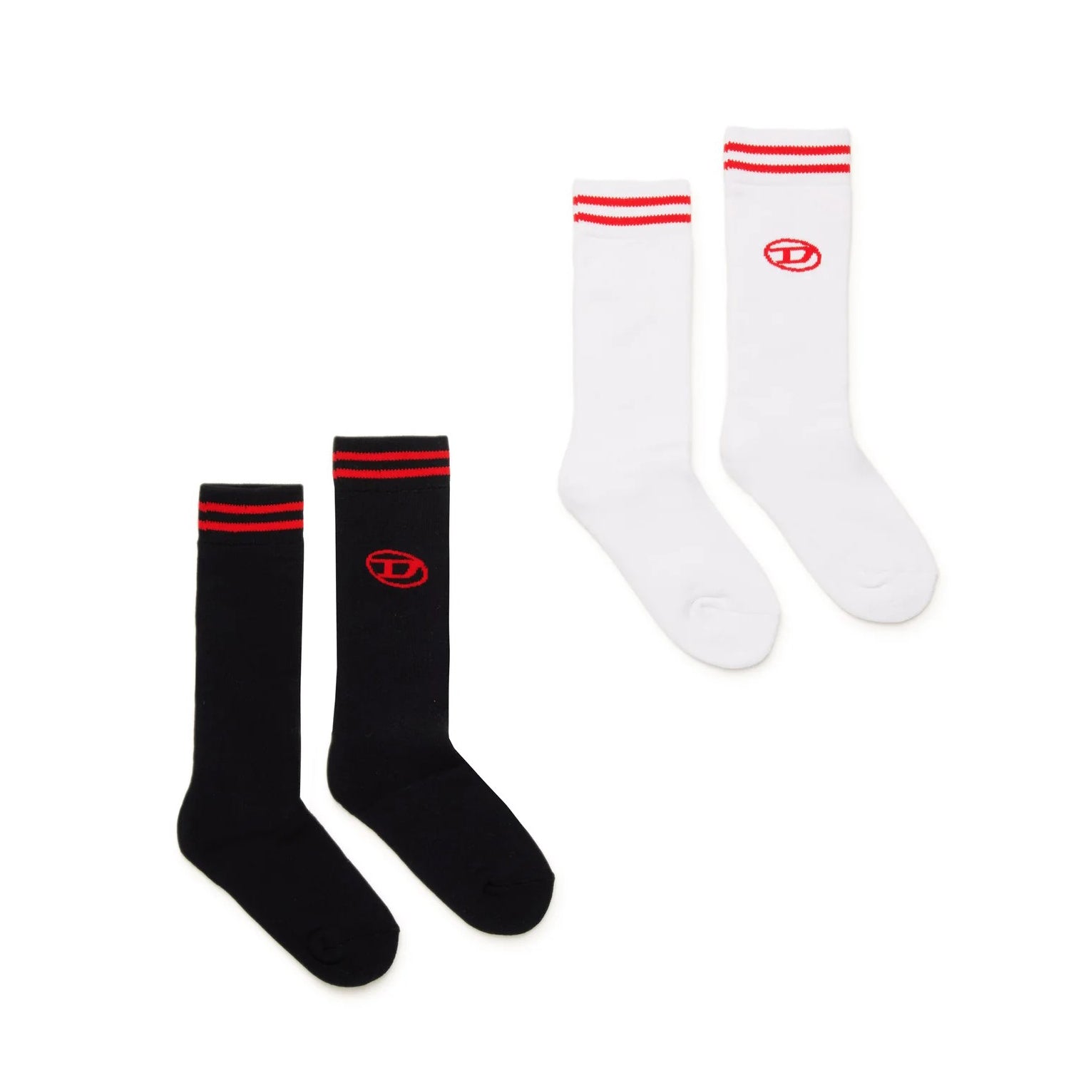 Boys & Girls Black Cotton Socks Set(2 Pack)