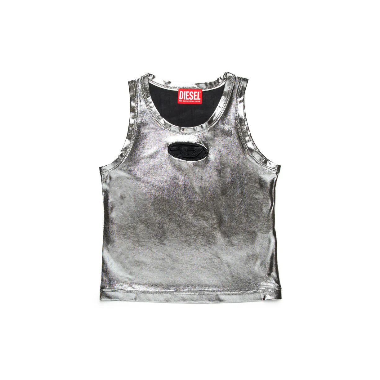 Girls Silver Laser Vest