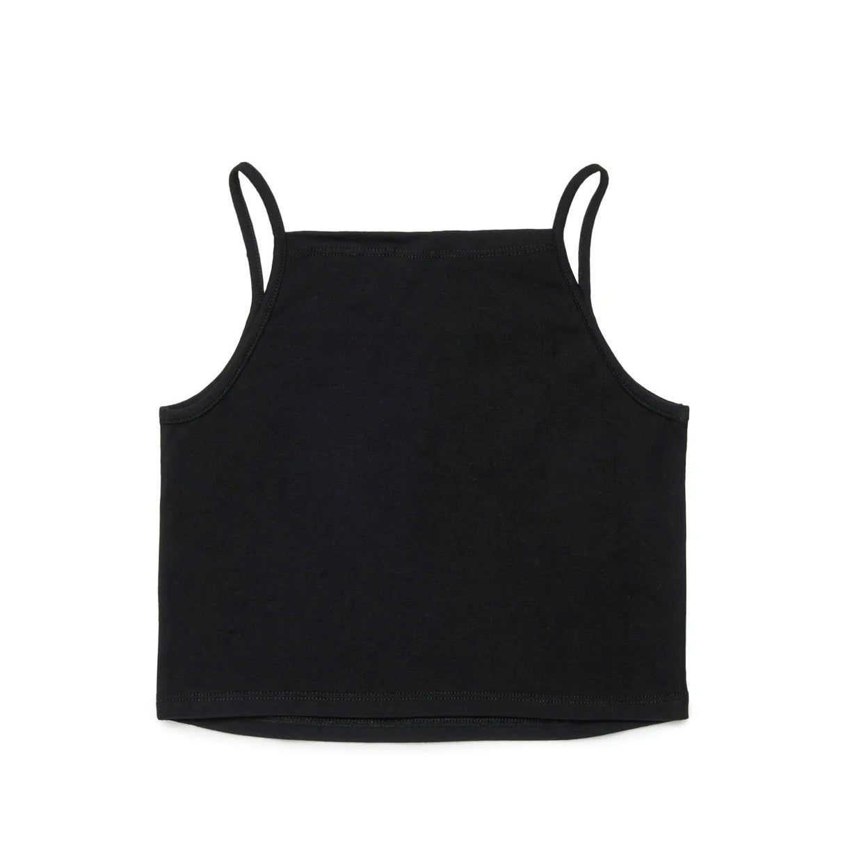 Girls Black Cotton Vest