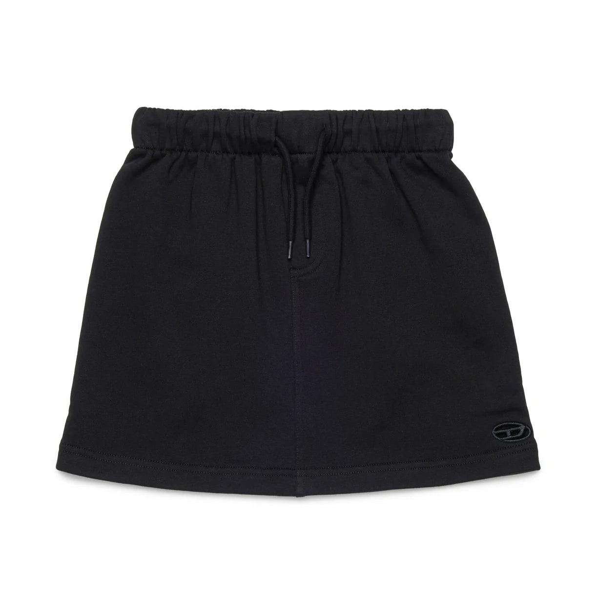 Girls Black Cotton Skirt