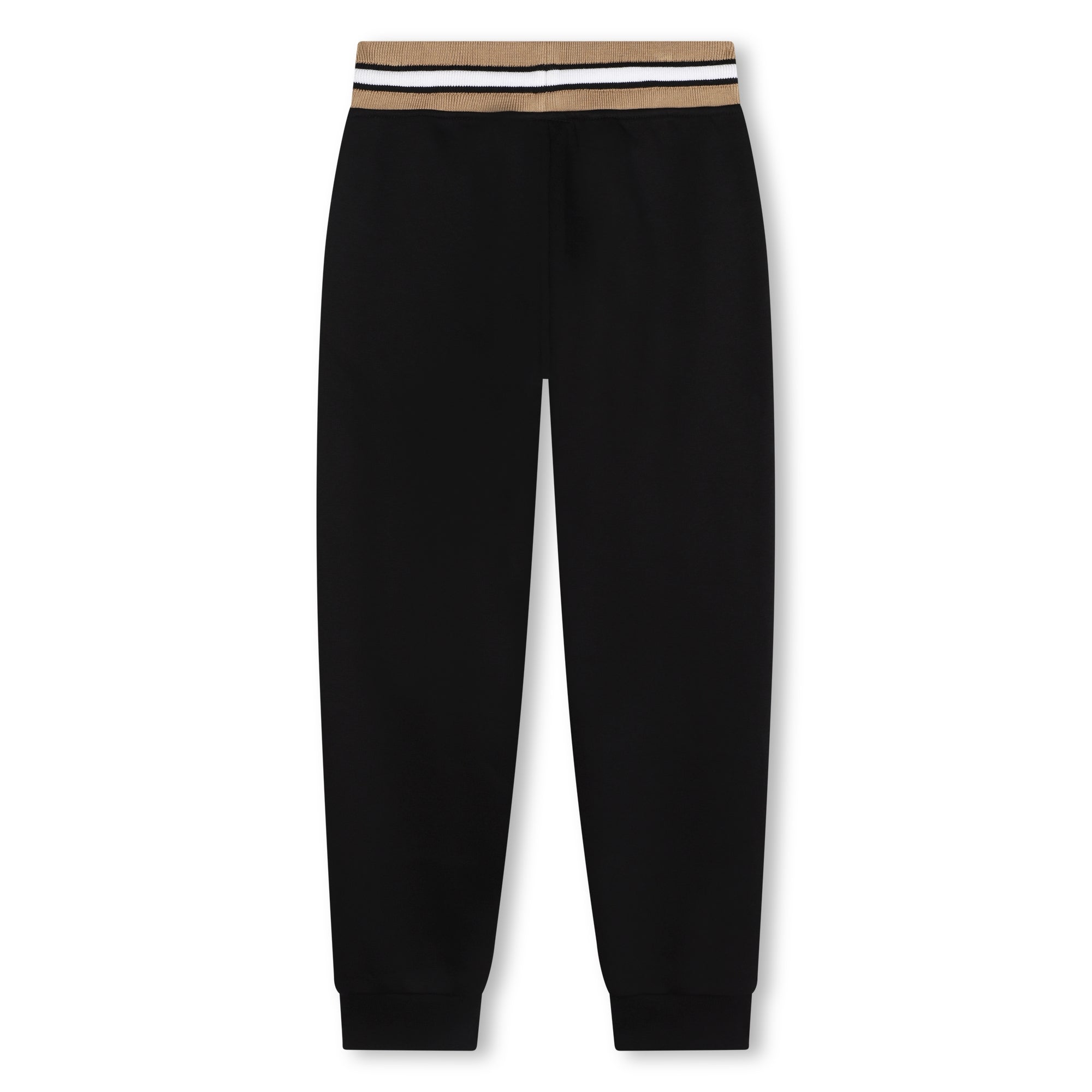 Boys Black Cotton Trousers