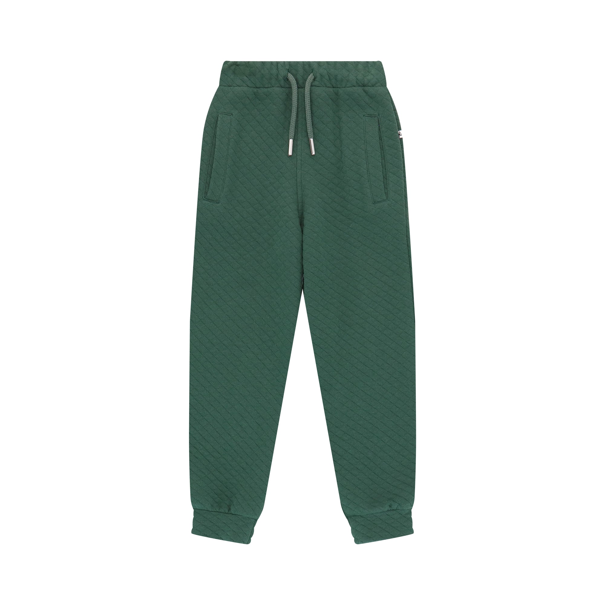 Boys & Girls Green Cotton Trousers