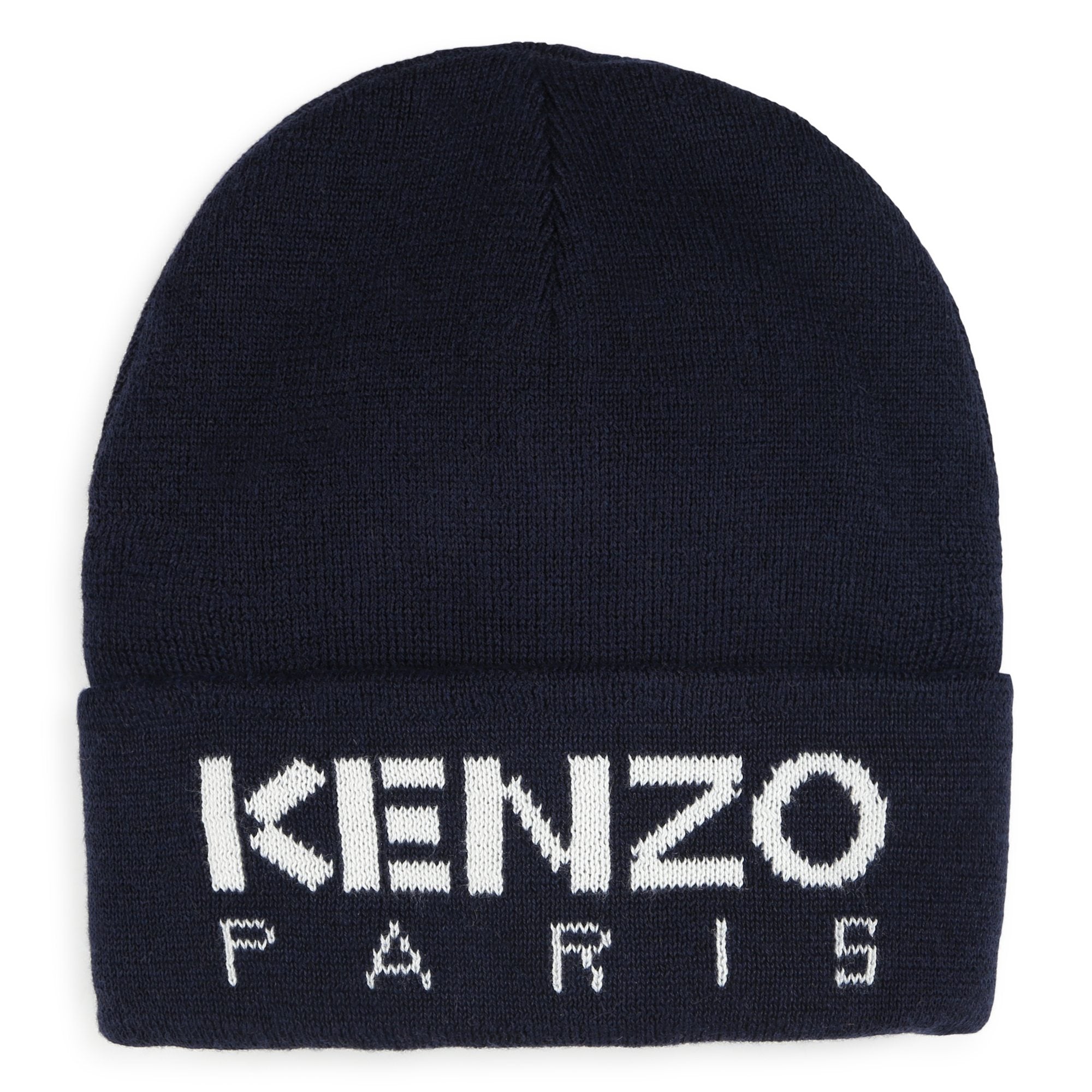 Boys & Girls Navy Logo Knit Hat