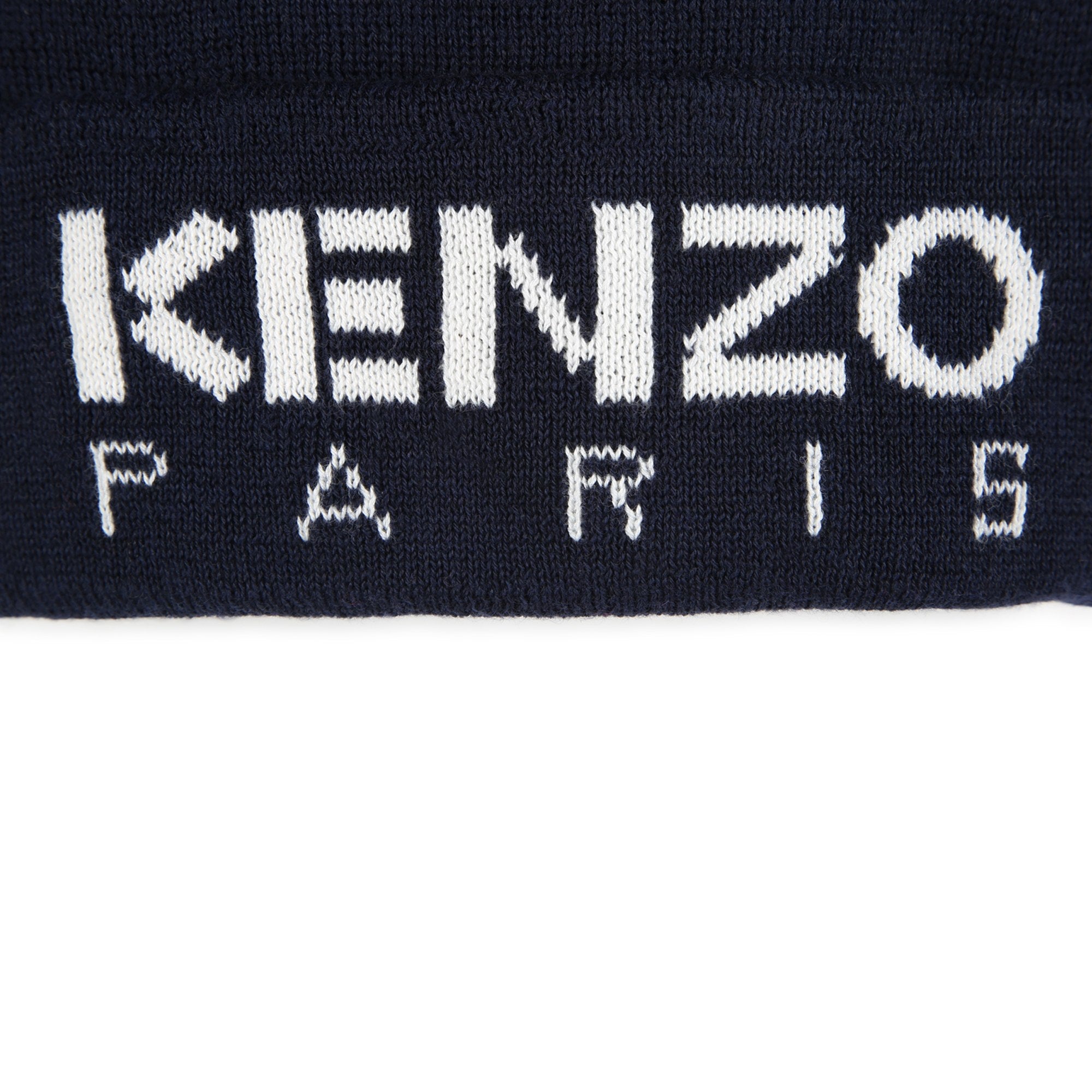 Boys & Girls Navy Logo Knit Hat