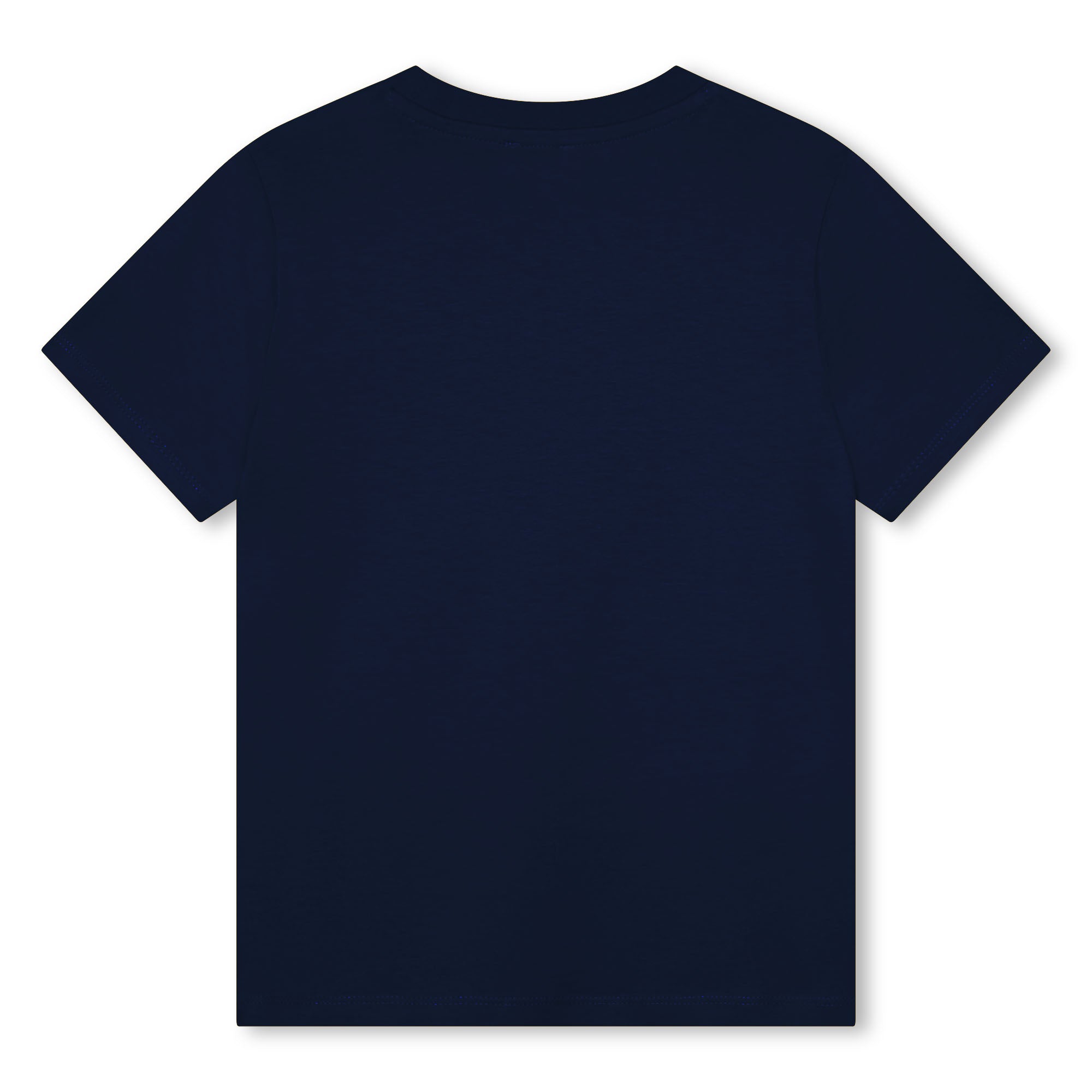 Boys & Girls Navy Logo Cotton T-Shirt