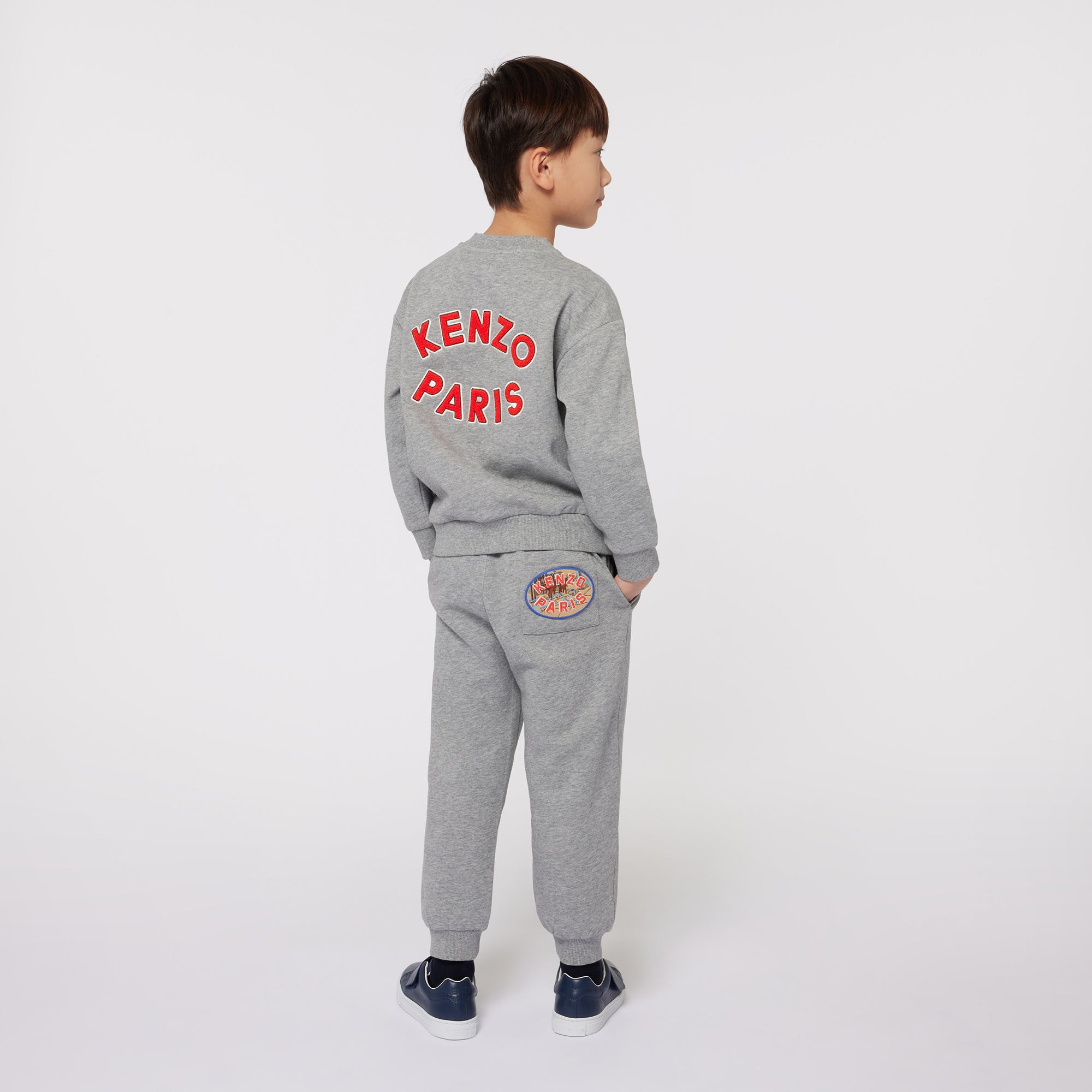 Boys Grey Cotton Sweatshirt