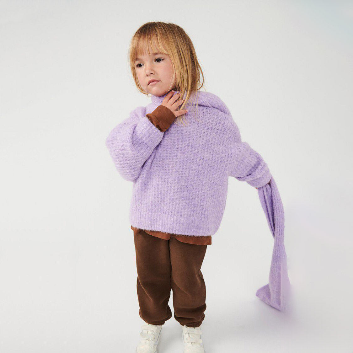 Boys & Girls Purple Knit Sweater