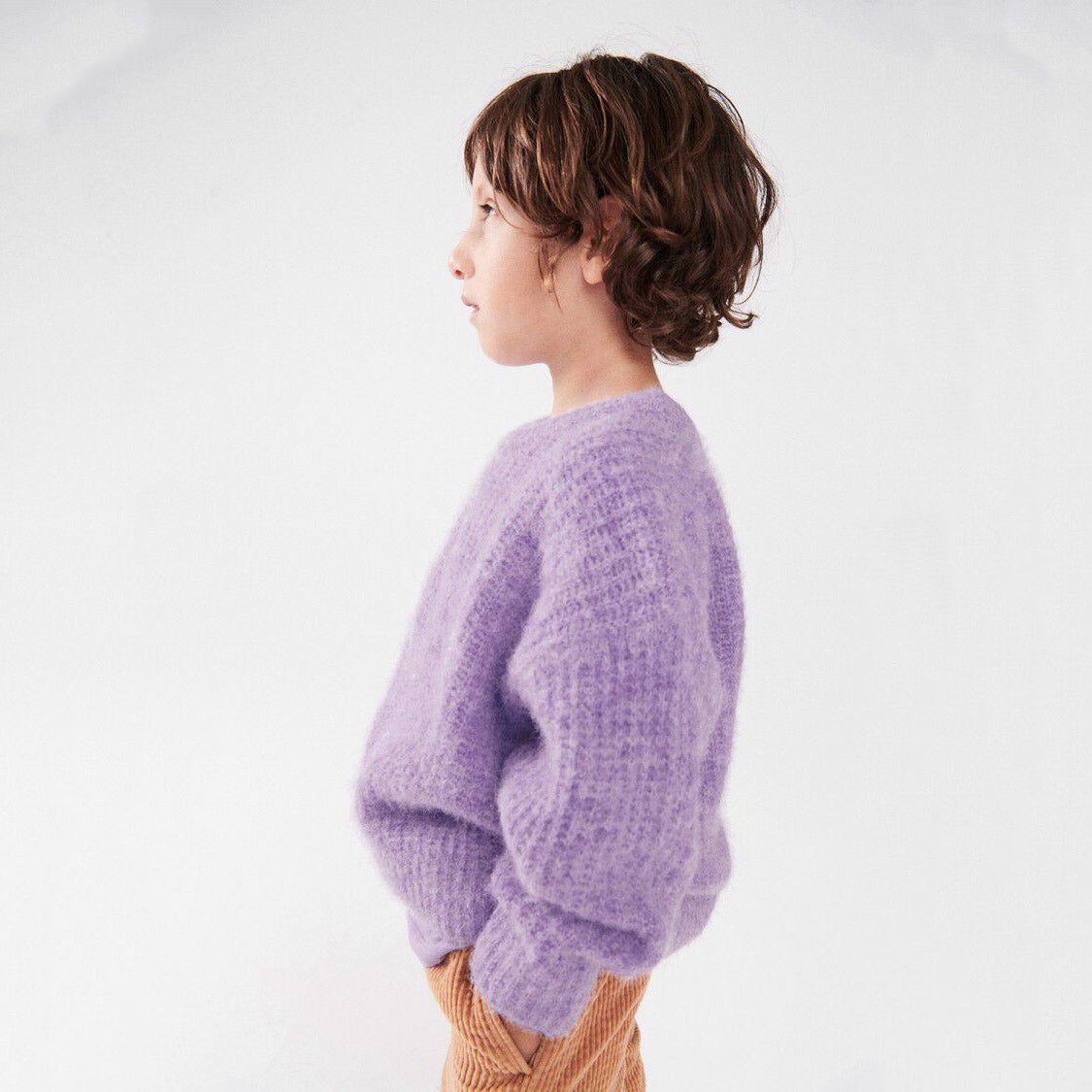 Boys & Girls Purple Knit Sweater