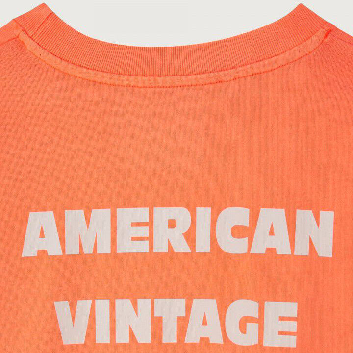 Boys & Girls Orange Logo Cotton T-Shirt