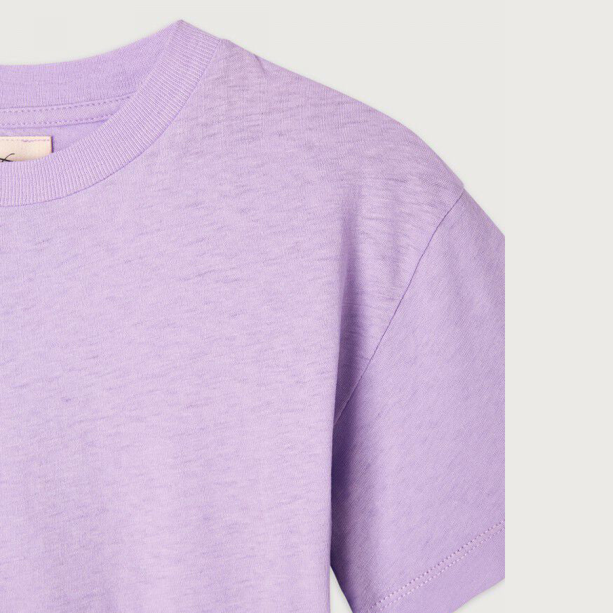 Boys & Girls Purple Cotton T-Shirt