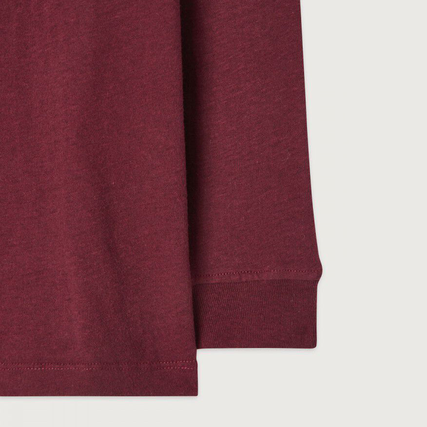 Boys & Girls Wine Red Cotton T-Shirt