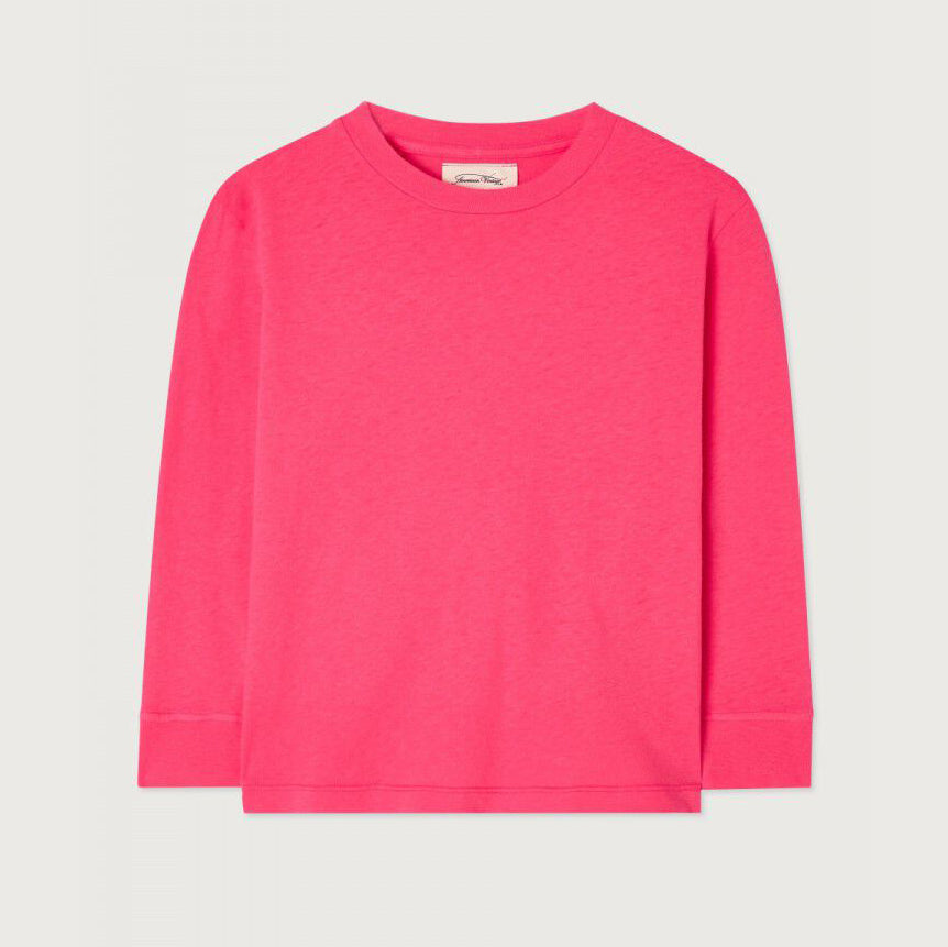 Boys & Girls Fluo Pink Cotton T-Shirt