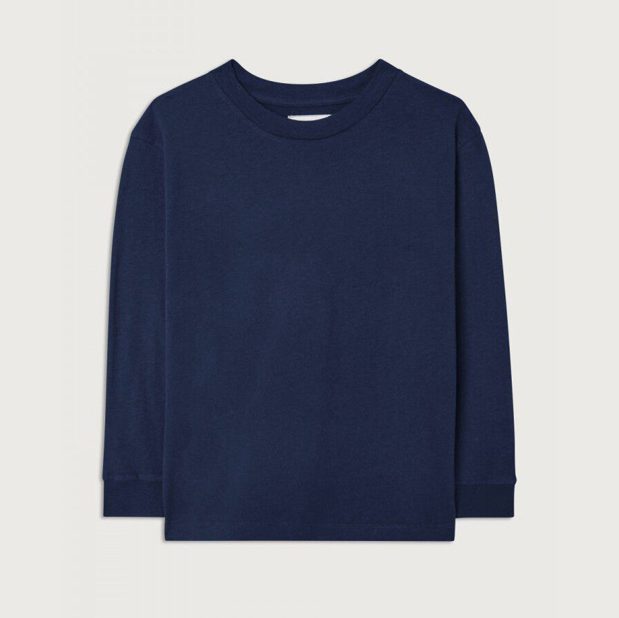 Boys & Girls Navy Cotton T-Shirt