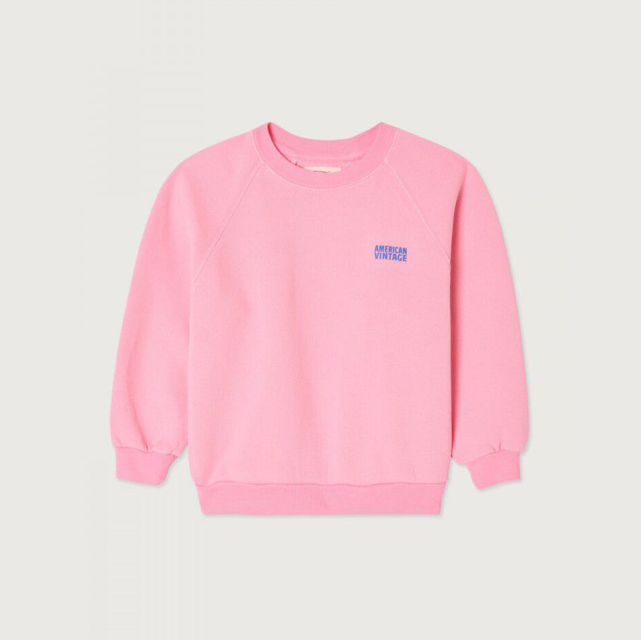 Boys & Girls Pink Cotton Sweatshirt