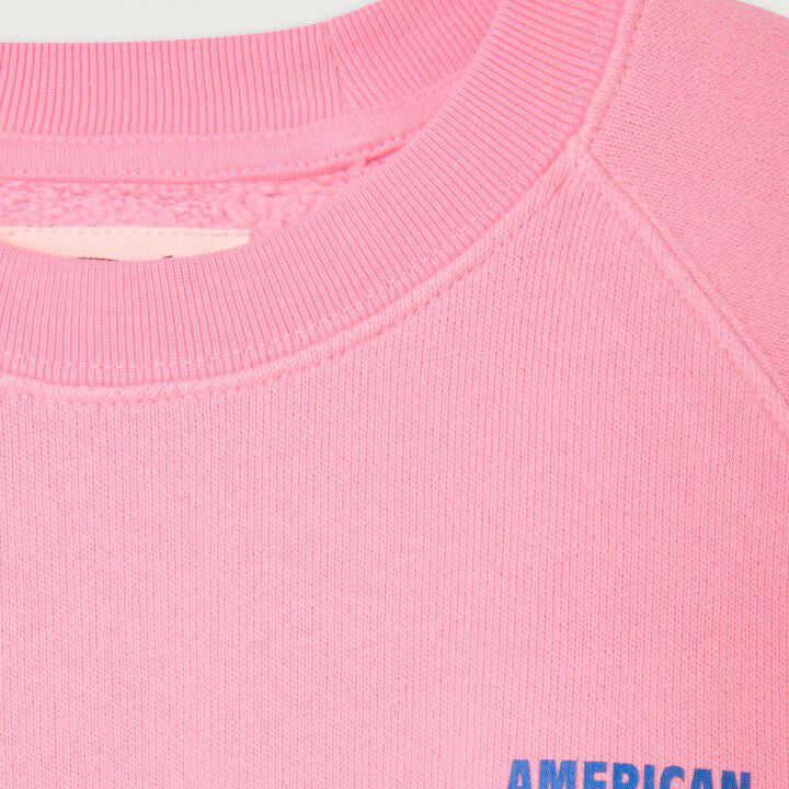 Boys & Girls Pink Cotton Sweatshirt