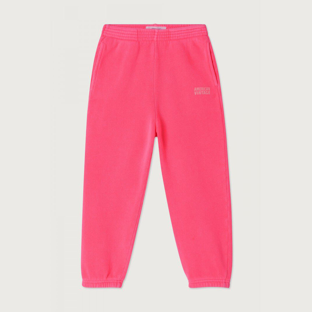 Boys & Girls Fluo Pink Cotton Trousers