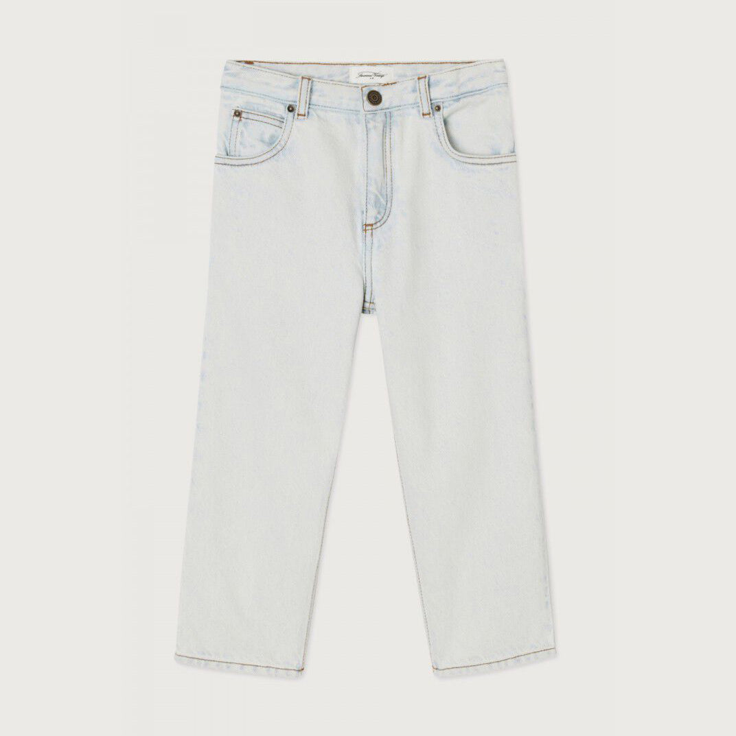 Boys & Girls Bleached Blue Denim Trousers