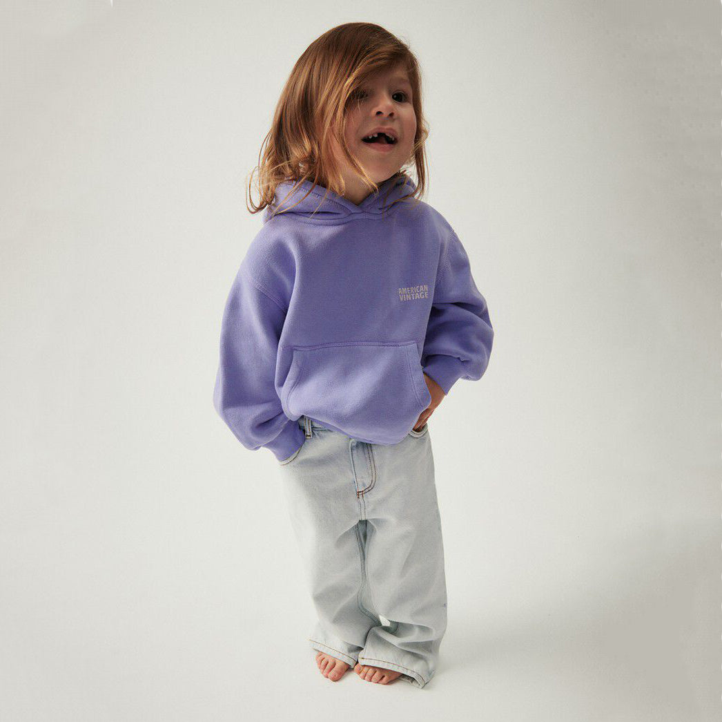 Boys & Girls Bleached Blue Denim Trousers