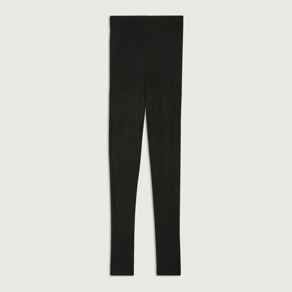 Girls Black Cotton Leggings