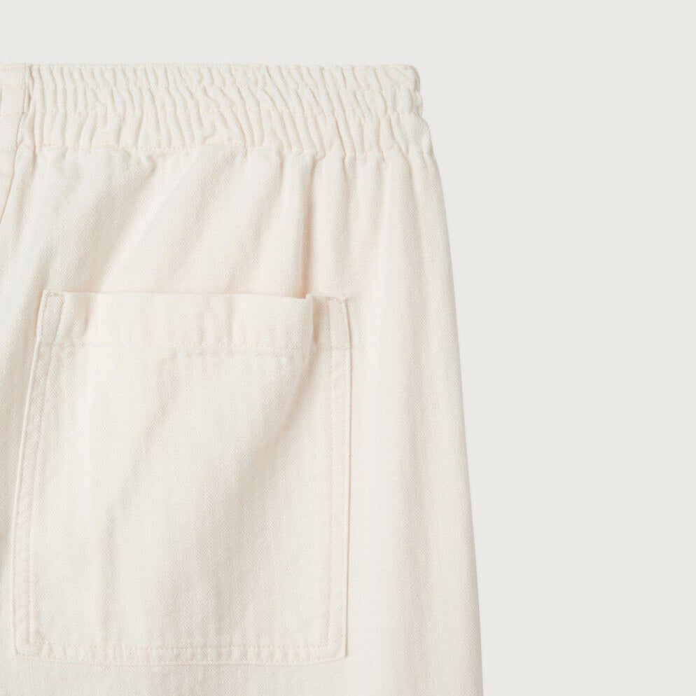 Women White Cotton Trousers