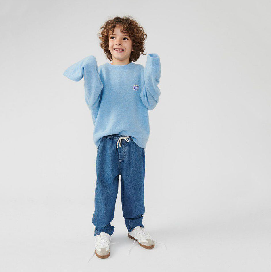 Boys & Girls Blue Wool Sweater