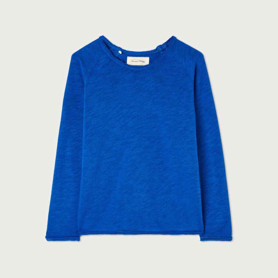 Boys & Girls Blue Cotton T-Shirt