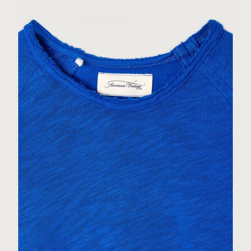 Boys & Girls Blue Cotton T-Shirt