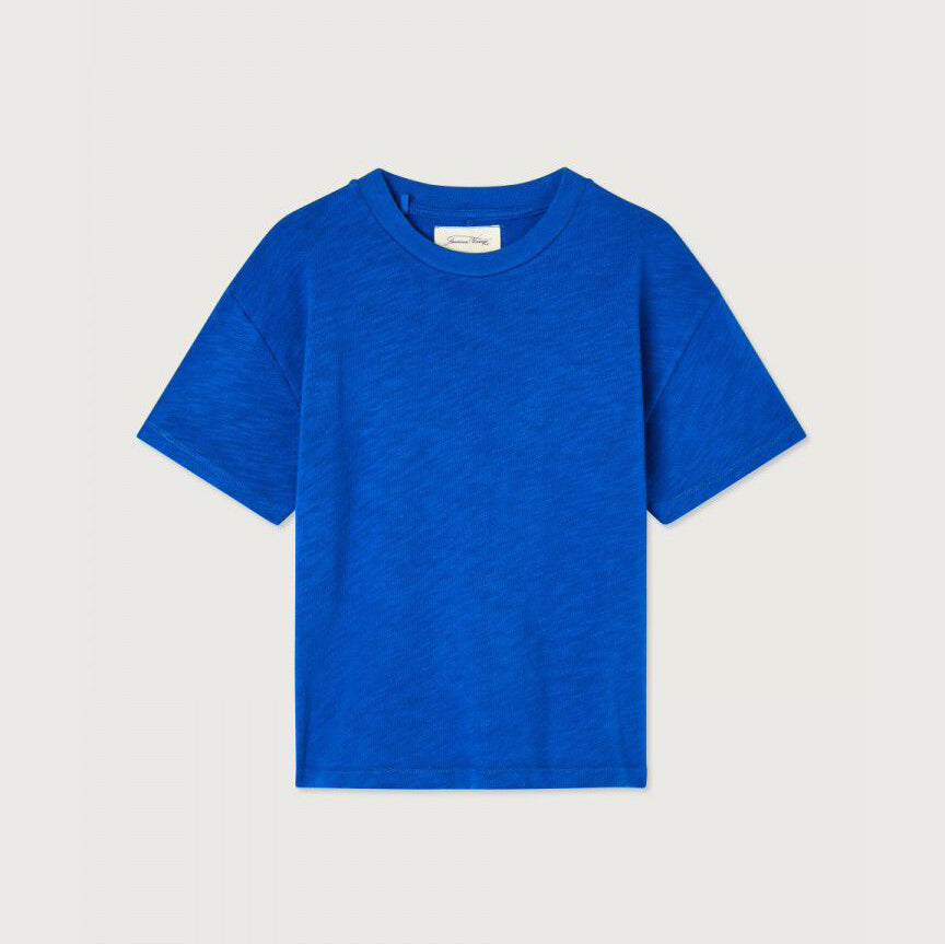 Boys & Girls Blue Cotton T-Shirt