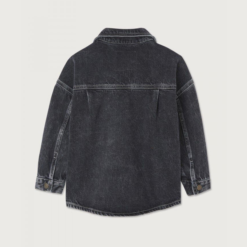 Boys & Girls Black Denim Coat