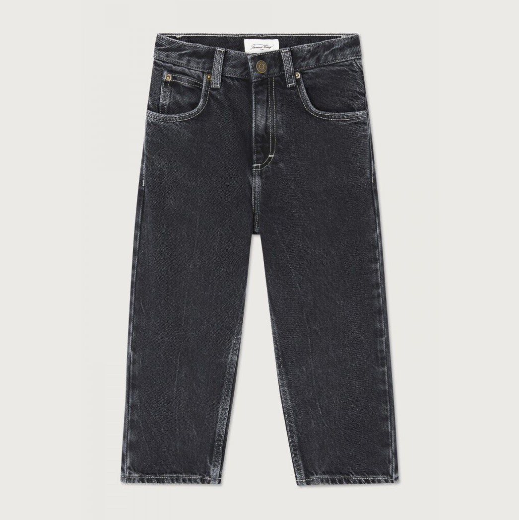 Boys & Girls Black Denim Trousers