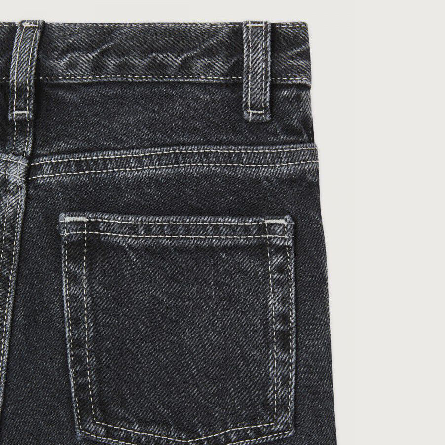 Boys & Girls Black Denim Trousers