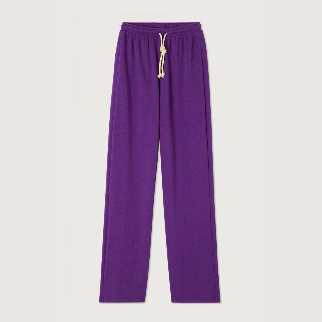 Women Purple Cotton Trousers