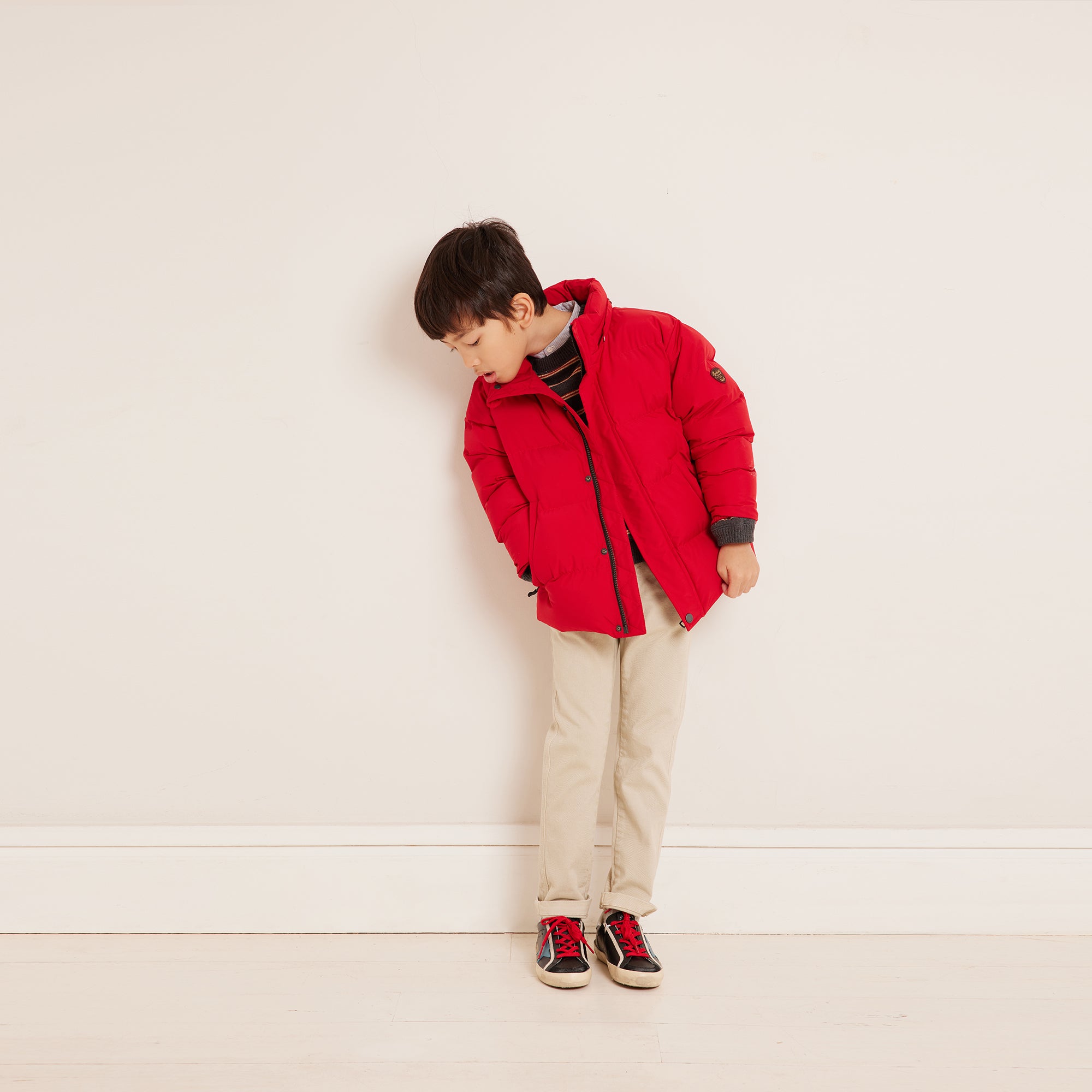 Boys Red Padded Jacket