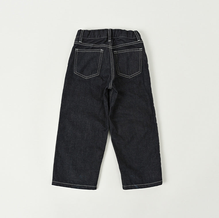 Boys & Girls Dark Blue Denim Trousers