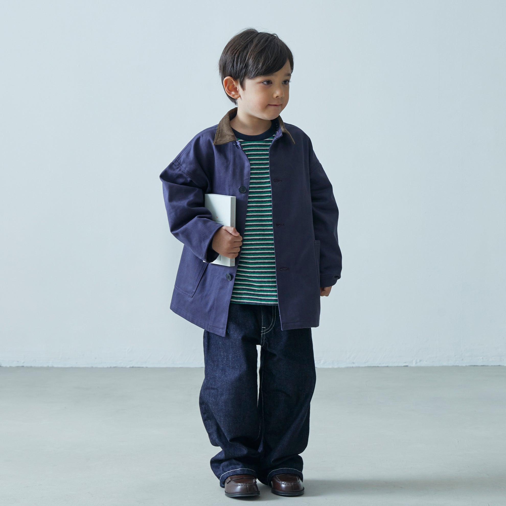 Boys & Girls Dark Blue Denim Trousers