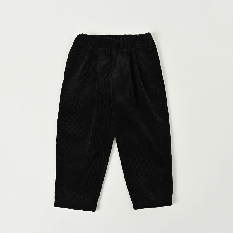 Boys & Girls Black Corduroy Trousers