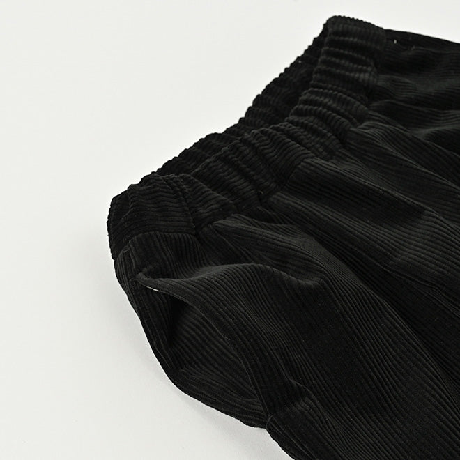 Boys & Girls Black Corduroy Trousers