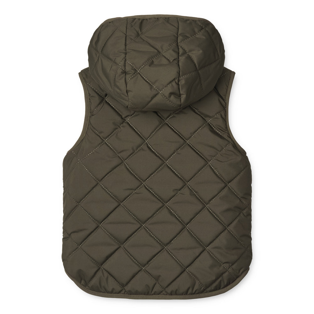 Boys & Girls Brown Reversible Gilet