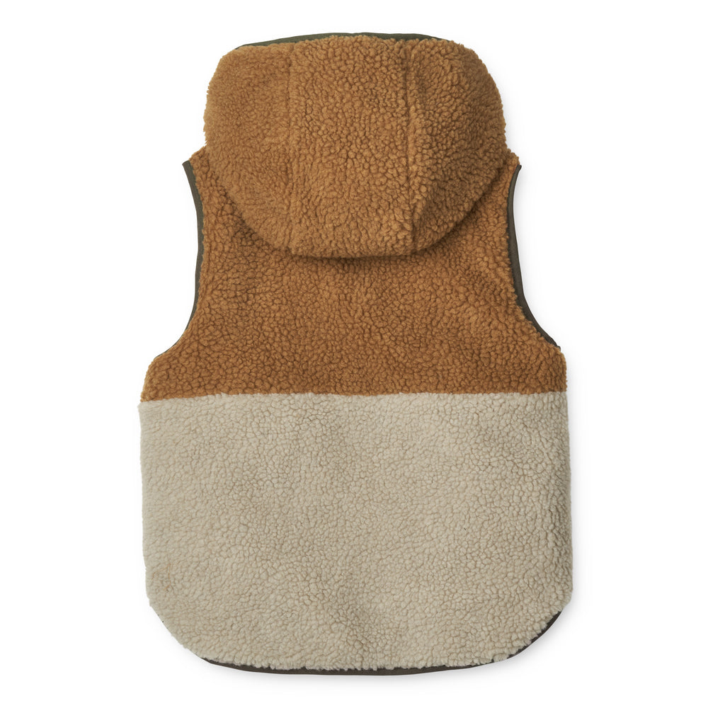 Boys & Girls Brown Reversible Gilet