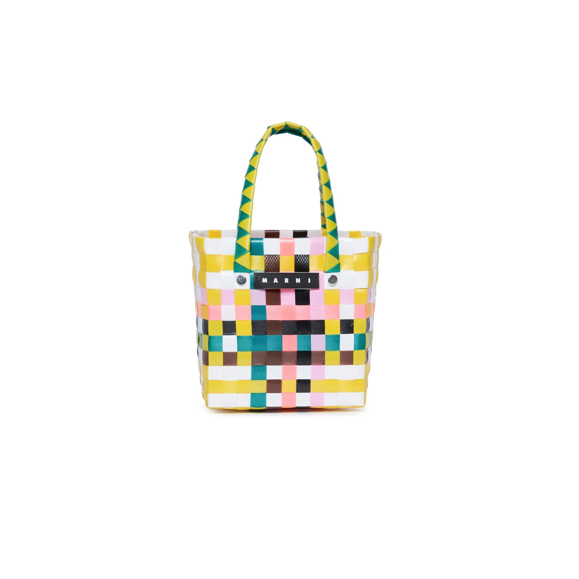 Girls Multicolor Woven Handbag