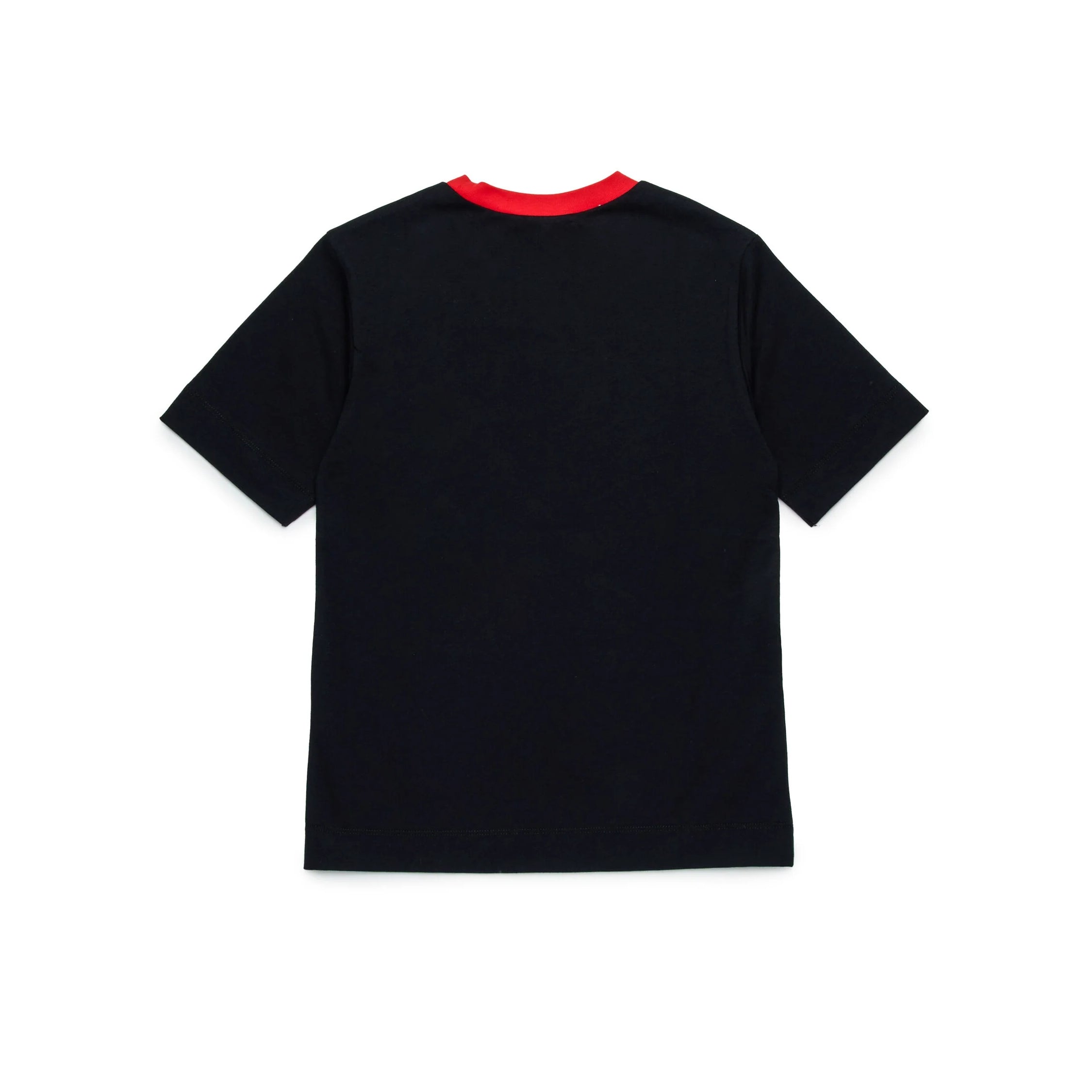 Boys & Girls Black Logo Cotton T-Shirt