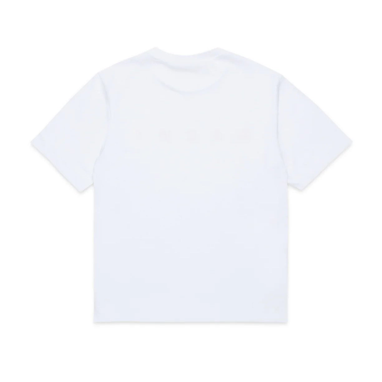 Girls White Letters Cotton T-Shirt