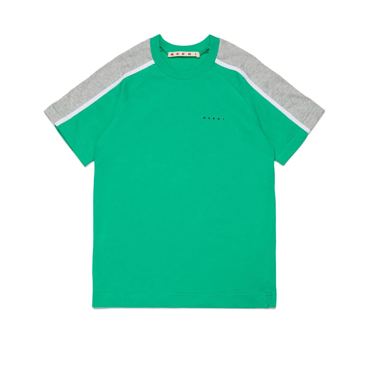 Girls Green Cotton T-Shirt