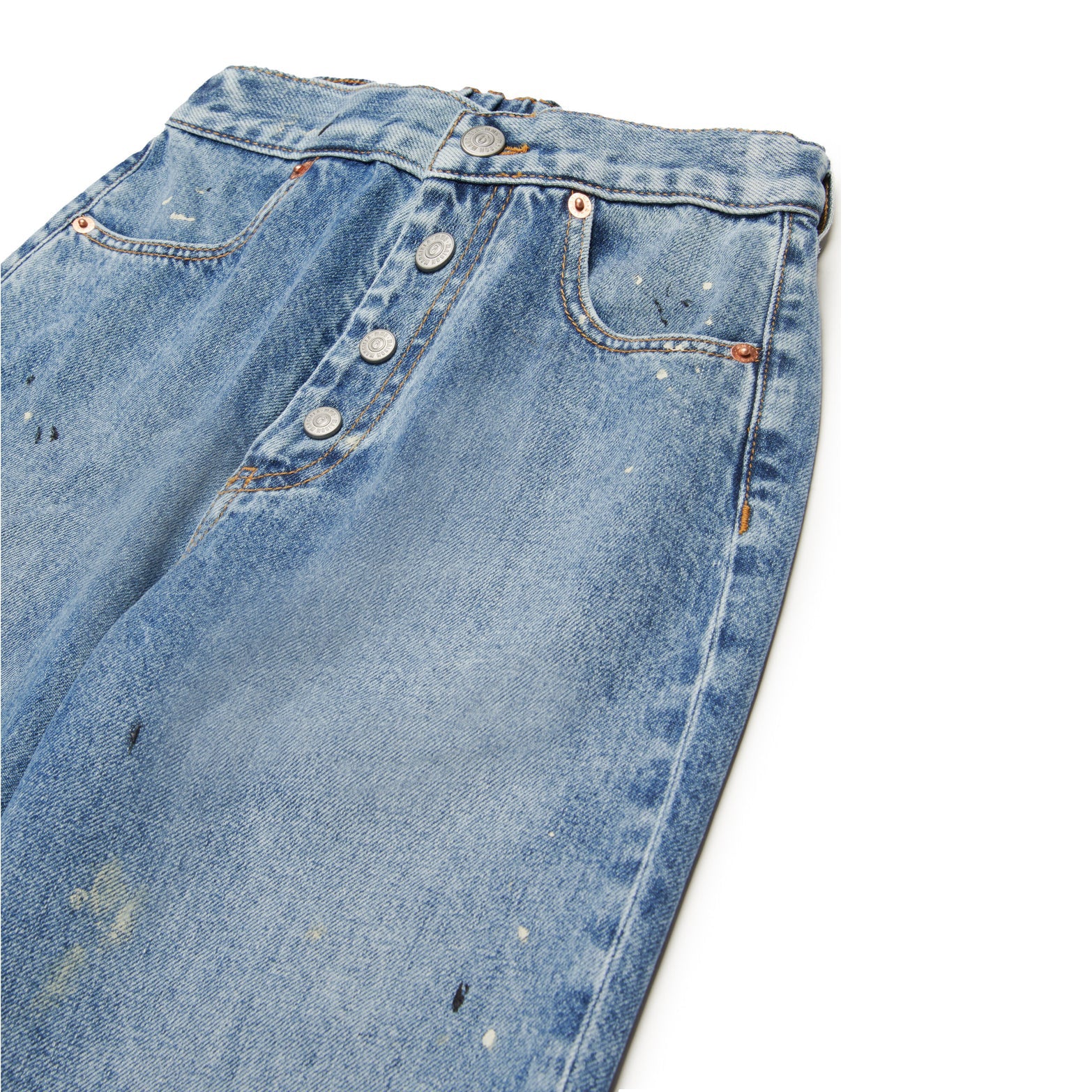 Girls Blue Denim Trousers