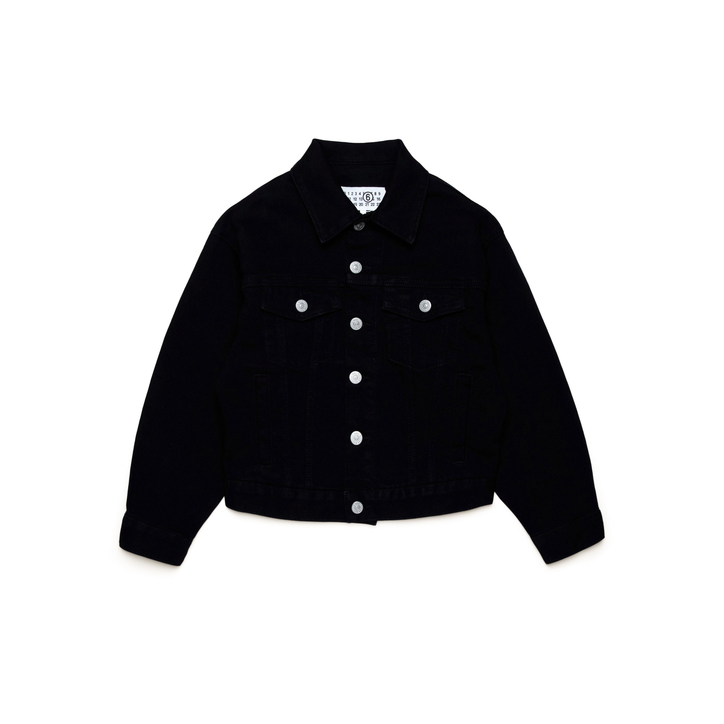 Boys & Girls Black Cotton Jacket